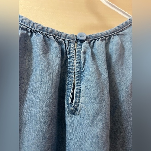 🔴Beachlunchlounge midi denim look dress size medium summer spring - Picture 8 of 9